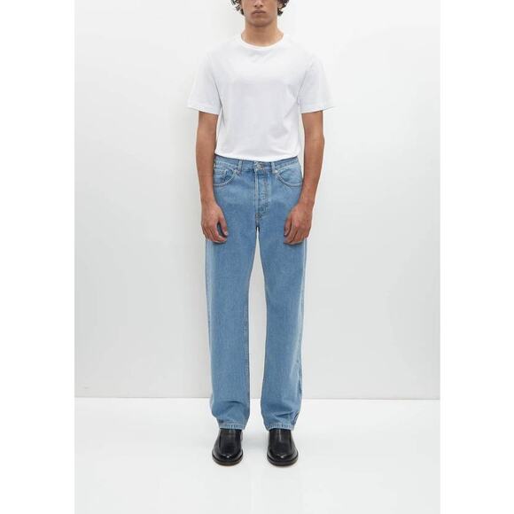 Dries Van Noten Mens Panthero Pants Jeans in Light Blue 33 - Picture 1 of 4